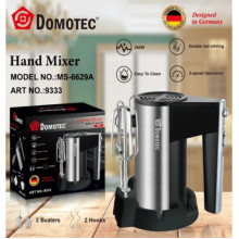 Ручной миксер Domotec MS-6629A 2400 Вт 5 скоростей двойные венчики + турбо режим (22407) Ручной миксер Domotec MS-6629A 2400 Вт 5 скоростей двойные венчики + турбо режим (22407)