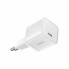 Мережевий зарядний пристрій Baseus  GaN5S Fast Charger 1C 30W EU Moon White (P10162504213-00) (407)