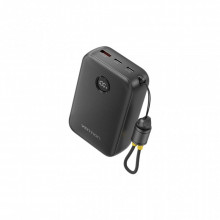 Батарея универсальная VENTION 20000mAh 22,5W Fast Charging, with built-in USB-C cable, Black (FKBB0-C) (16607)