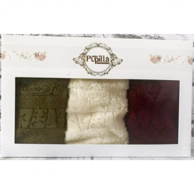 Набір 3 кухонних рушника Pupilla Bamboo Erden 30х50см (6807)