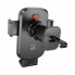 Автотримач для телефона HOCO H78 Vista push-type car holder (air outlet) Black Metal Gray (6942007647885) (14907)