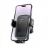 Автотримач для телефона HOCO H78 Vista push-type car holder (air outlet) Black Metal Gray (6942007647885) (14907)