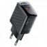 Мережевий зарядний пристрій ACEFAST A102 PD30W GaN single USB-C charger (EU) Black (6974316283287) (19907)