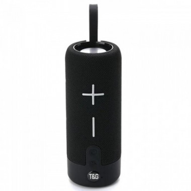 Портативная Bluetooth-колонка TG619C USB/TF с ремешком Чёрная (15017)