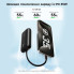 Зовнішній акумулятор VEGER 10000 mAh with built-in cables Type C / Lightning PD QC3.0 35W K1 (W1188) black (VG-W1188) (19017)