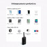 Зовнішній акумулятор VEGER 10000 mAh with built-in cables Type C / Lightning PD QC3.0 35W K1 (W1188) black (VG-W1188) (19017)