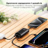 Зовнішній акумулятор VEGER 10000 mAh with built-in cables Type C / Lightning PD QC3.0 35W K1 (W1188) black (VG-W1188) (19017)
