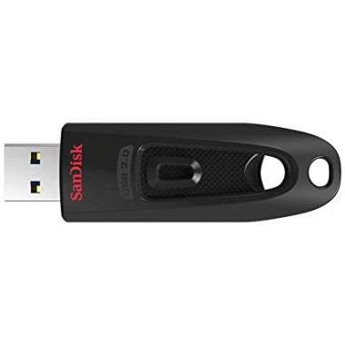 Флеш-накопичувач SanDisk USB 3.0 Ultra 16Gb (130Mb/s) Black (SDCZ48-016G-U46) (217)