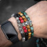 Мужской браслет со знаком Зодиака Близнецы из натурального камня (2739587417)