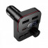 АЗП з FM-модулятором BOROFONE BC61 Ocean 45W(1A1C) car BT FM transmitter Black (6941991125126) (20517)