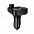 АЗП з FM-модулятором BOROFONE BC61 Ocean 45W(1A1C) car BT FM transmitter Black (6941991125126) (20517)