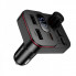 АЗП з FM-модулятором BOROFONE BC61 Ocean 45W(1A1C) car BT FM transmitter Black (6941991125126) (20517)