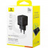 Мережевий зарядний пристрій Baseus Palm Fast Charger C+U 30W EU Cluster Black (P1011160A113-00) (517)