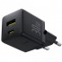 Мережевий зарядний пристрій Baseus Palm Fast Charger C+U 30W EU Cluster Black (P1011160A113-00) (517)