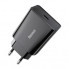 Мережевий зарядний пристрій Baseus Speed Mini Quick Charger 1C 20W EU Black (CCFS-SN01) (14617)
