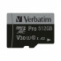 Карта памяти Verbatim 512GB microSDXC class 10 UHS-III PRO (47046) (18617)