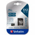 Карта памяти Verbatim 512GB microSDXC class 10 UHS-III PRO (47046) (18617)