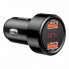 Автомобильное зарядное устройство Baseus Magic Series Dual-USB QC 3.0 45W Black (CCMLC20A-01) (3617)