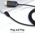 Кабель Vention Type-C to HDMI 4K 30Hz Cable 1.5M Black (CGUBG) (CGUBG) (14817)