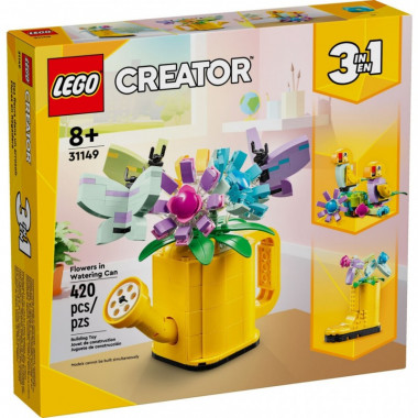 Конструктор LEGO Creator Цветы в лейке 420 деталей (31149) (11027)