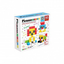 Конструктор Picasso магнитный Tiles Building Cubes 50 деталей (817338023645) (22227)