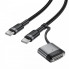 Кабель ACEFAST C22-05 USB-C to USB-C / magnetic aluminum alloy charging data cable Black (6974316285151) (16327)