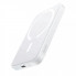 Зовнішній акумулятор Baseus Magnetic Mini Air Wireless Fast Charge Power Bank 6000mAh 20W Stellar White（With Simple Series Charging Cable Type-C to (P10059002223-00) (527)