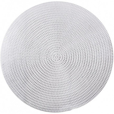 Набір 4 сервірувальних килимка Doily Silver Ø38см, плейсмат (подтарельники), золото (5527)