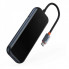 USB-хаб Baseus AcmeJoy 4-Port Type-C HUB Adapter（Type-C to USB3.0*3+Type-C PD&Data *1）Dark Gray (WKJZ010013) (14627)