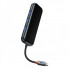 USB-хаб Baseus AcmeJoy 4-Port Type-C HUB Adapter（Type-C to USB3.0*3+Type-C PD&Data *1）Dark Gray (WKJZ010013) (14627)