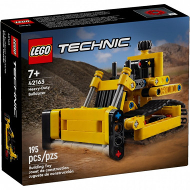 Конструктор LEGO Technic Сверхмощный бульдозер 195 деталей (42163) (15627)
