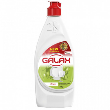 Средство для ручного мытья посуды Galax Яблоко 480 г (4823128000648) (7627)