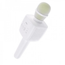 Портативна колонка-мікрофон HOCO BK5 Cantando karaoke microphone 5W White (6931474742292) (8627)