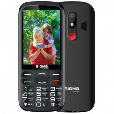 Мобильный телефон Sigma Comfort 50 Optima Type-C Black (4827798122310) (16727)