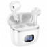 Наушники беспроводные вкладыши Bluetooth HOCO EQ1 Music guide true wireless BT 5.3 Белые (17827)