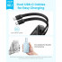Батарея универсальная Anker 20000mAh 45W Built-In Dual USB-C Cables Black (A1681H12) (22827)