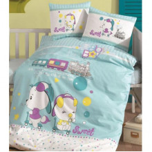 Дитяча постільна білизна Belizza «Baby Sweet» для новонароджених, 100% бавовна (6827)