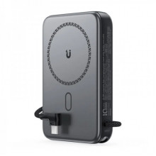 Зовнішній акумулятор ACEFAST M24-10000 22.5W magnetic fast charging power bank with holder and cable Metal Gray (6974316284871) (19927)