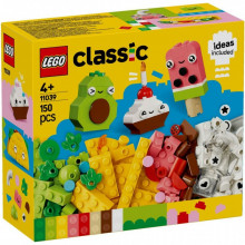 Конструктор LEGO Classic Творческие друзья с едой (11039) (11037)