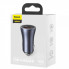 Автомобільний зарядний пристрій Baseus Golden Contactor Pro Dual Quick Charger Car Charger U+C 40W Dark Gray (CCJD-0G) (15037)