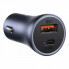 Автомобільний зарядний пристрій Baseus Golden Contactor Pro Dual Quick Charger Car Charger U+C 40W Dark Gray (CCJD-0G) (15037)