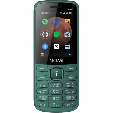 Мобильный телефон Nomi i2403 Dark Green (20437)