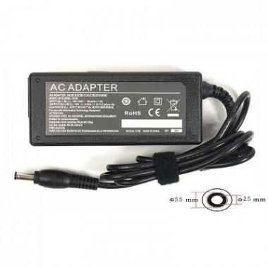 Блок питания к ноутбуку PowerPlant ACER 220V, 19V 65W 3.42A (5.5*2.5) (AC65F5525) (22537)