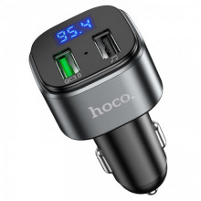 Автомобильный FM-трансмиттер модулятор Bluetooth MP3 HOCO E67 Fighter QC3.0 (20637)