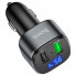 Автомобильный FM-трансмиттер модулятор Bluetooth MP3 HOCO E67 Fighter QC3.0 (20637)