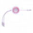 Кабель Baseus Bright Mirror 2 Series Retractable 3-in-1 Fast Charging  Data Cable USB to M+L+C 3.5A 1.1m Purple (CAMJ010005) (14837)
