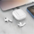 Беспроводные Bluetooth наушники вкладыши BOROFONE BW13 TWS с зарядным кейсом Белый (17837)