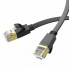 Мережевий кабель HOCO US07 General pure copper flat network cable(L=10M) Black (6931474780713) (21047)