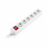 Сетевой фильтр питания REAL-EL RS-6 Protect M 1.8m, white (EL122300031) (16147)