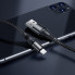 Кабель HOCO X50 USB to iP 2.4A, 1m, nylon, aluminum connectors, Black (6931474734198) (20147)